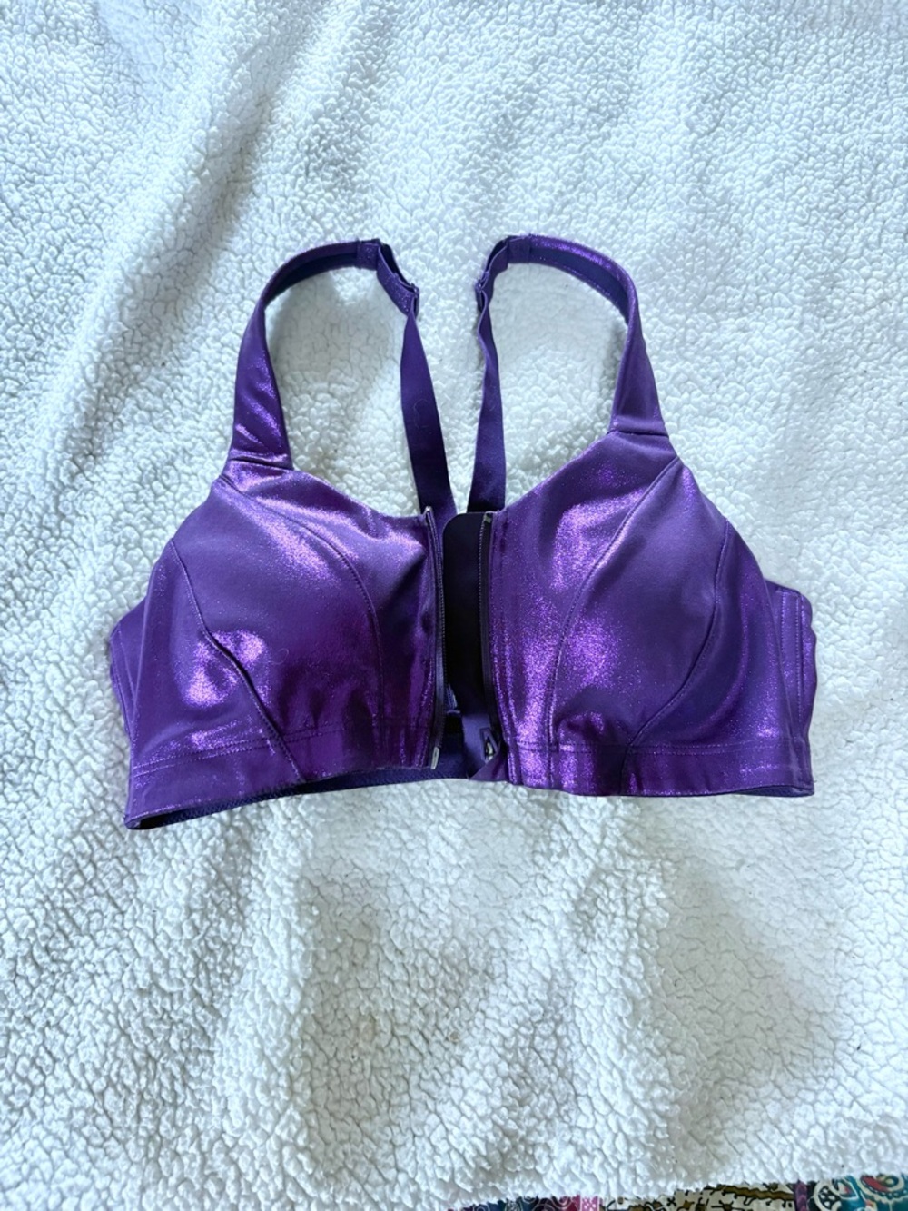 Victoria's Secret Shimmery Purple Front-Close Bra